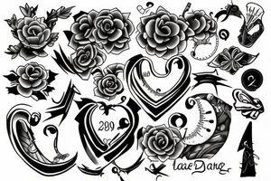 a tattoo based on date 22 April 1997 tattoo idea