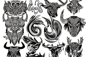 Taurus based tattoos tattoo idea
