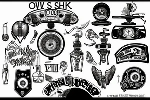 Owk on the scales tattoo idea