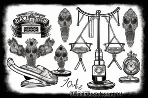 Owk on the scales tattoo idea