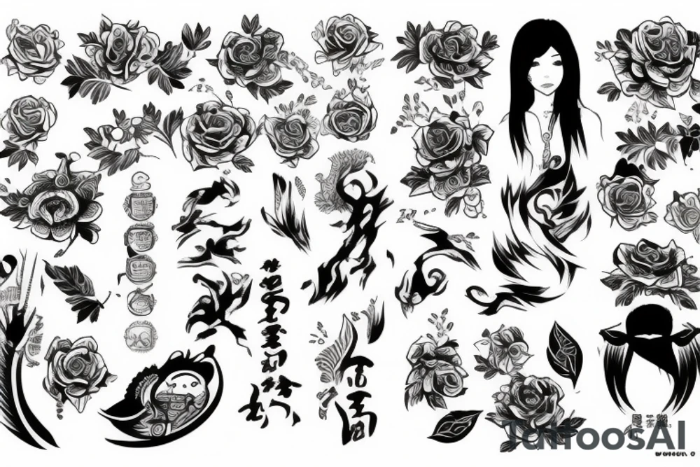 Дракон tattoo idea