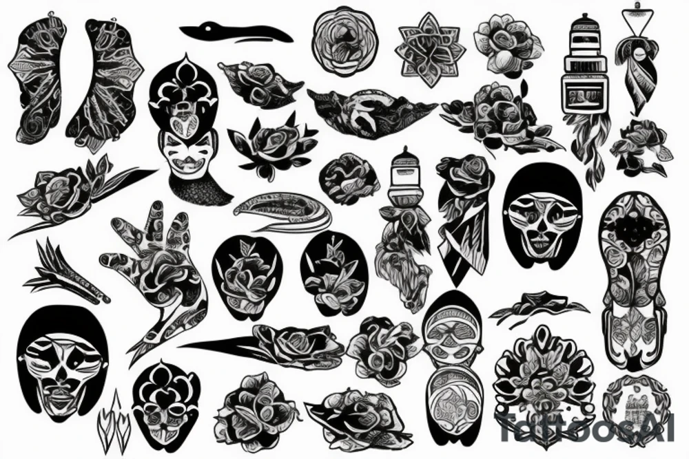 Дракон tattoo idea
