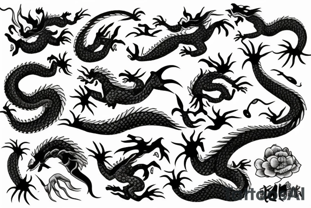 Dragons tattoo idea