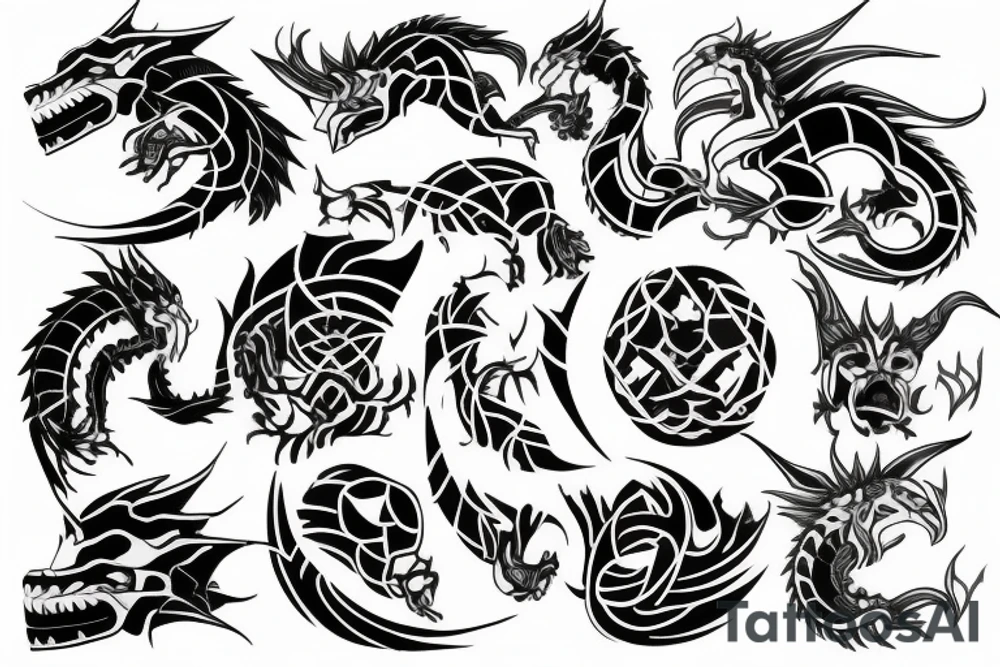 ragons tattoo idea