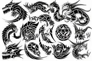 ragons tattoo idea