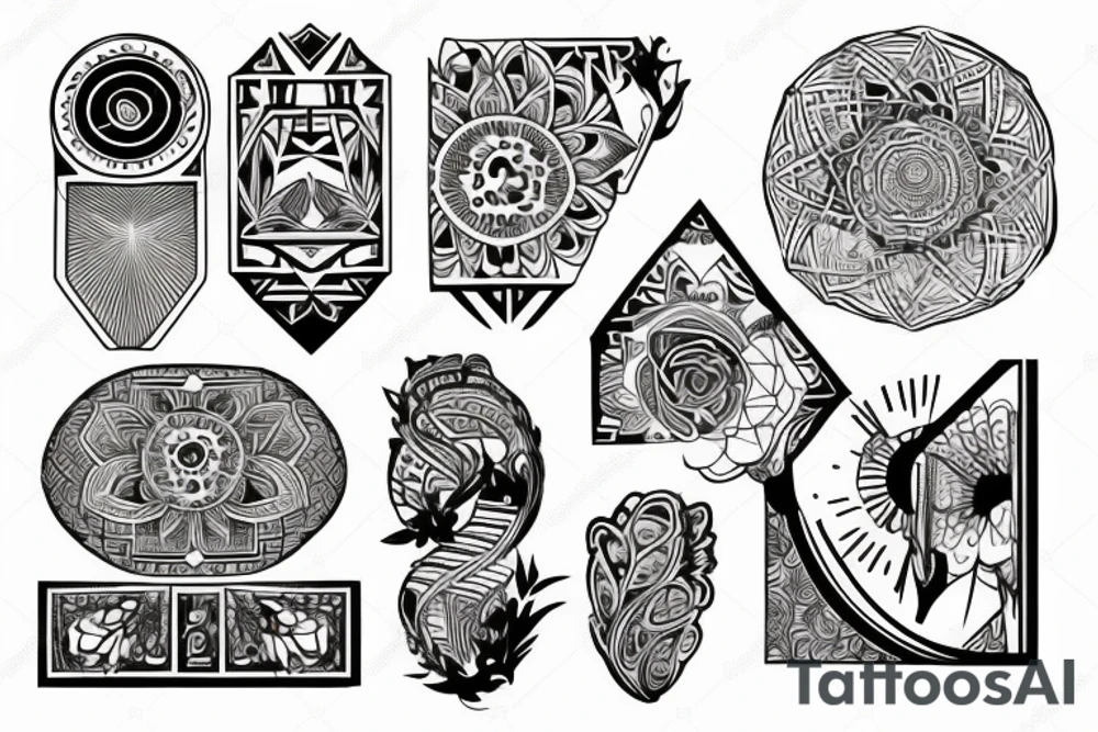 Вода, сила воды, линии, волны tattoo idea