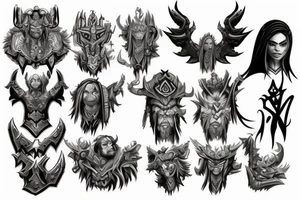 warcraft style tattoo idea