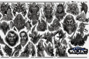 warcraft, power, glory tattoo idea