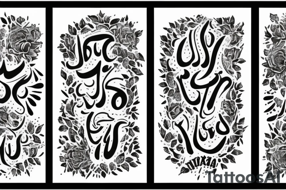 it should have VOHRA written in it tattoo idea