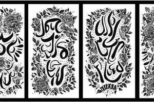 it should have VOHRA written in it tattoo idea