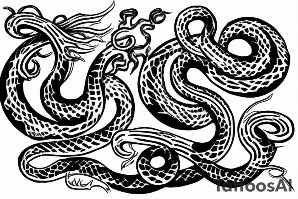 serpent tattoo idea