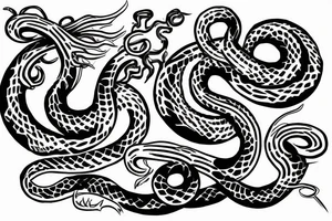 serpent tattoo idea