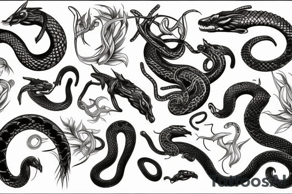serpent tattoo idea