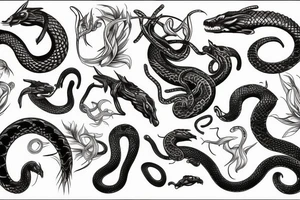 serpent tattoo idea