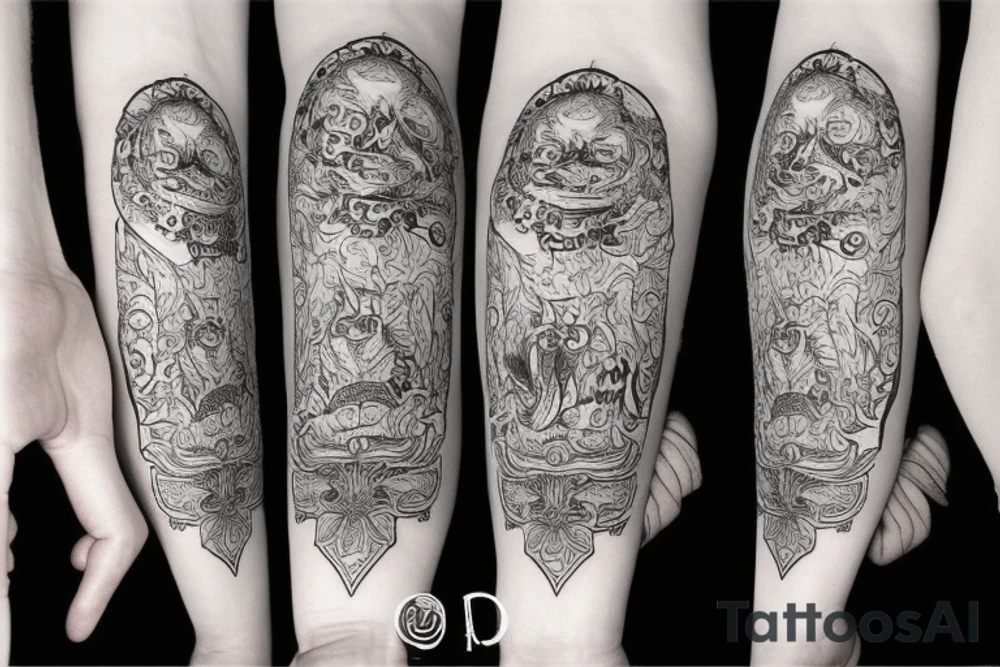 морская медуза в космосе tattoo idea