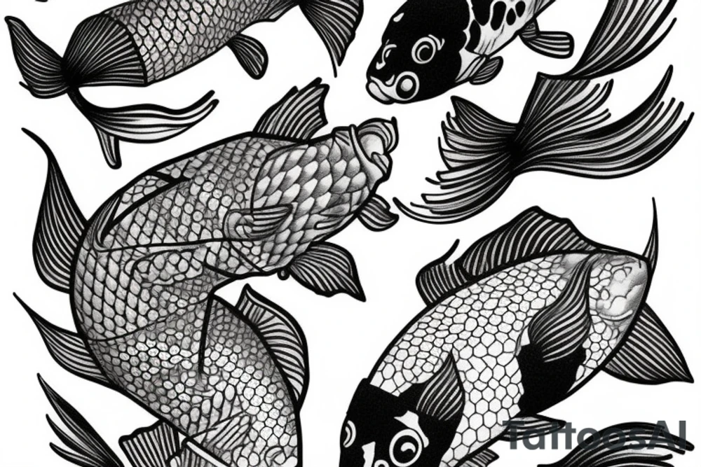 koi carp tattoo idea