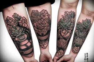 Succulent tattoo idea