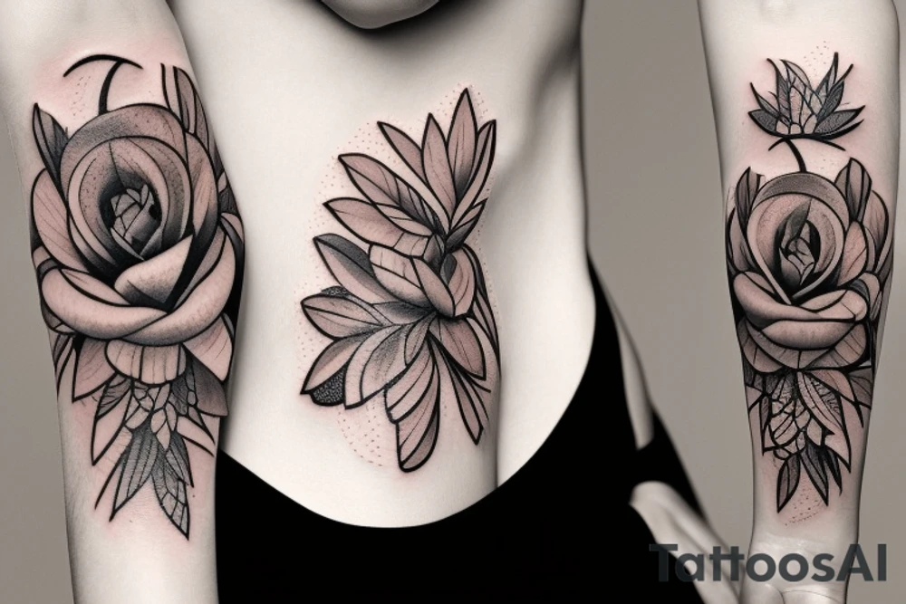 Succulent tattoo idea