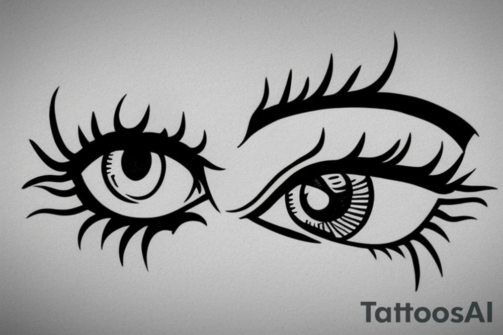 eye at the top of the pyramid tattoo idea