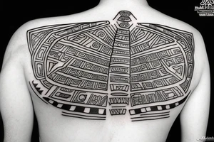 mayan pyramid tattoo idea