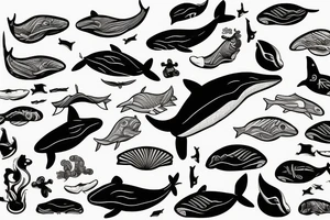 whale tattoo idea