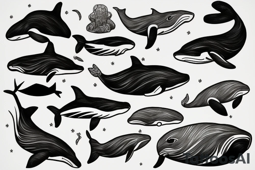 whale tattoo idea