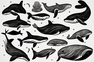 whale tattoo idea
