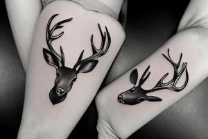 deer wise free tattoo idea