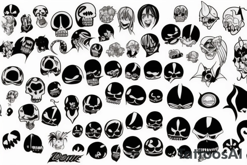 Anime death tattoo idea