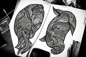 Whale tattoo idea