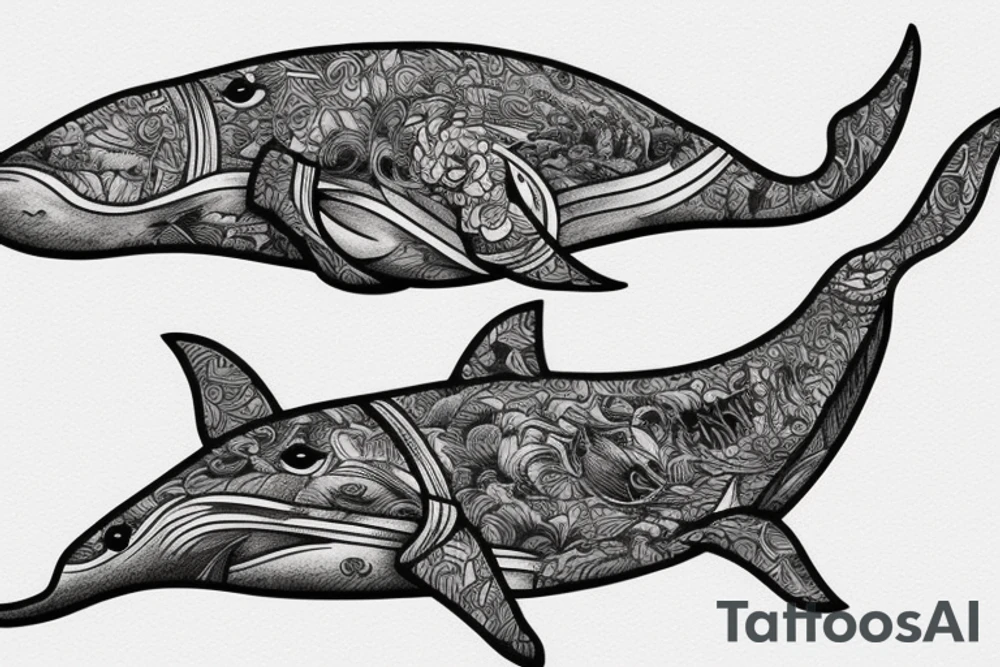 Whale tattoo idea
