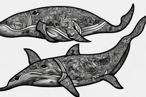 Whale tattoo idea