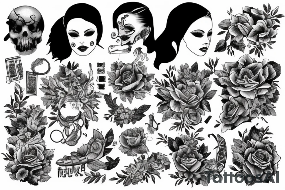 белый кит tattoo idea