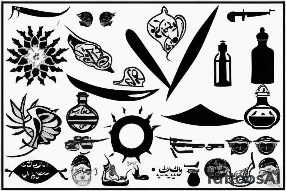 Iran revolution tattoo idea