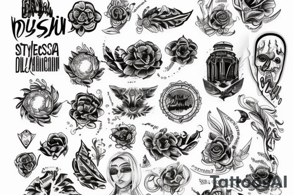Зубр с белорусским орнаментом tattoo idea