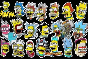 Crossover with cartoon heeoes like Simpsons, Griffins, futurama, Rick and Morty, adventure time etc. tattoo idea