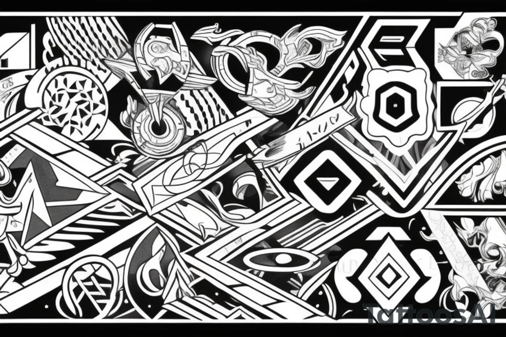 extreme sports tattoo idea