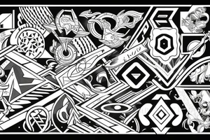 extreme sports tattoo idea