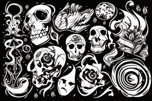 надпись escape tattoo idea