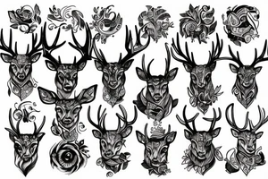 deer god escape tattoo idea