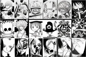 asce , one piece, tattoo idea