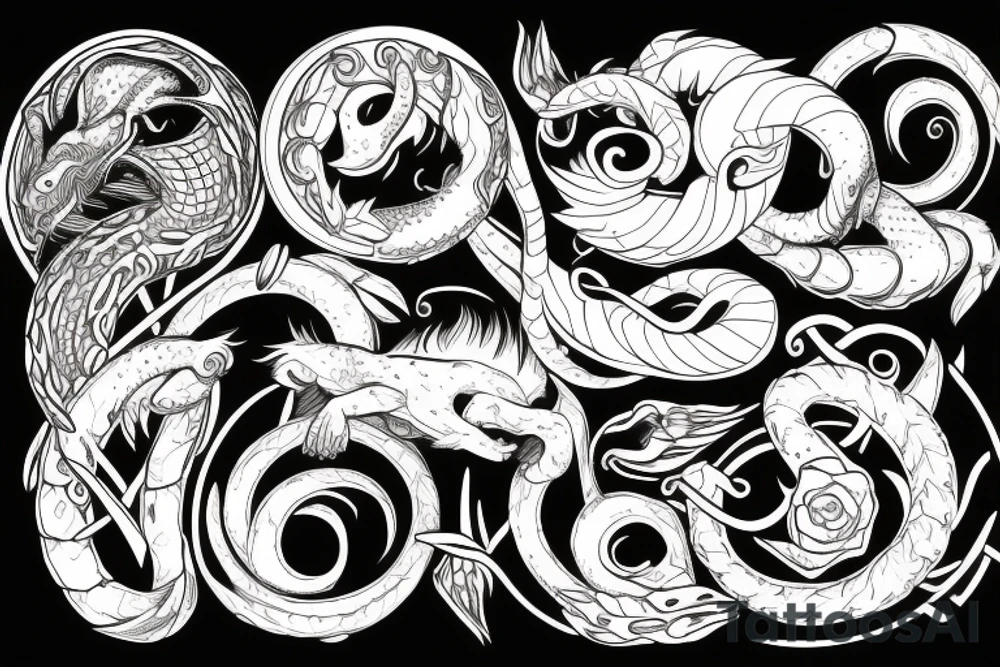 ouroboros tattoo idea