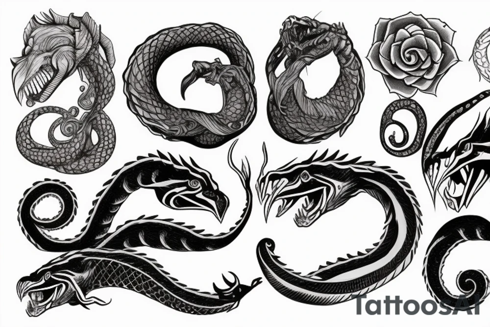 ouroboros tattoo idea