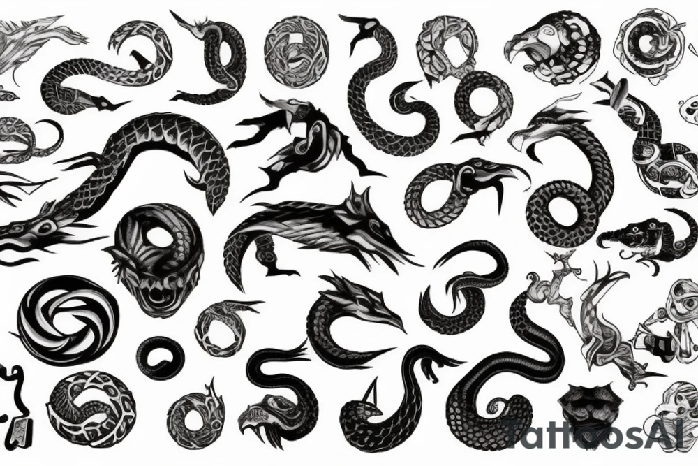 ouroboros tattoo idea