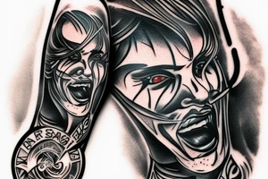 tight razor walker tattoo idea