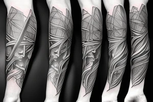 tight razor walker tattoo idea