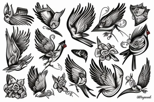 cardinal tattoo idea