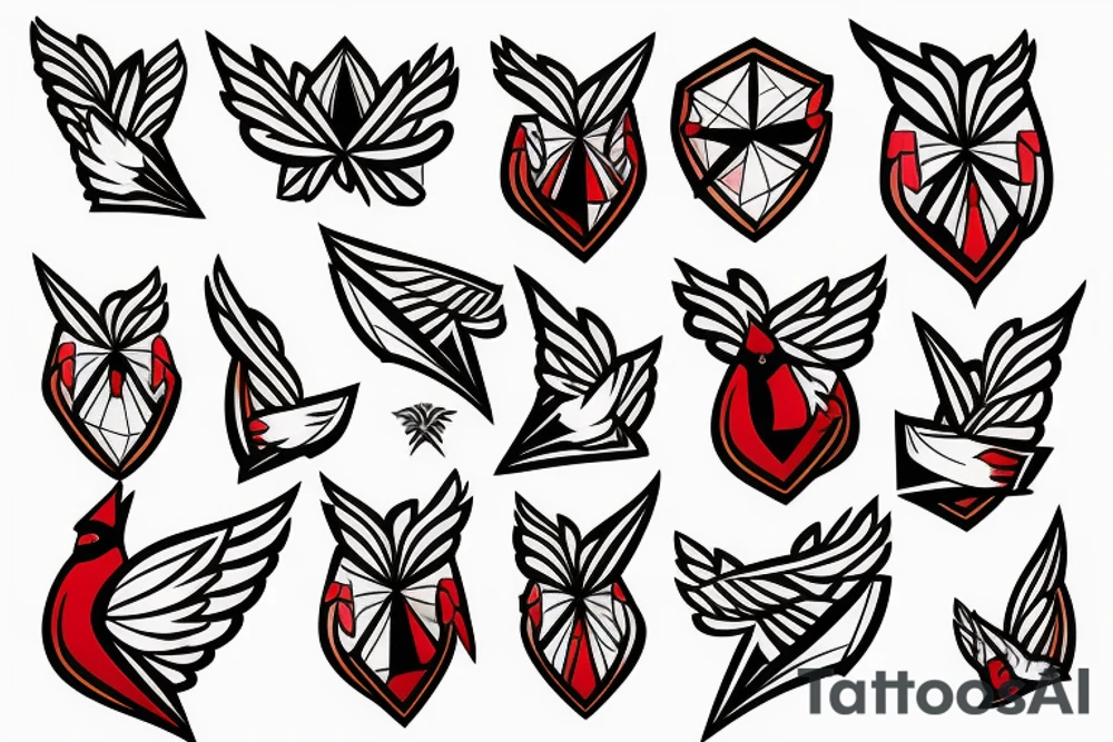 cardinal tattoo idea