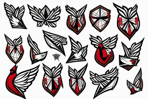 cardinal tattoo idea