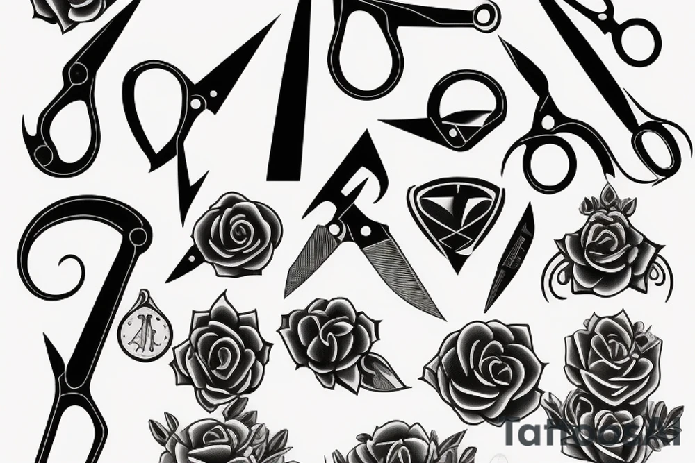 scissors tattoo idea